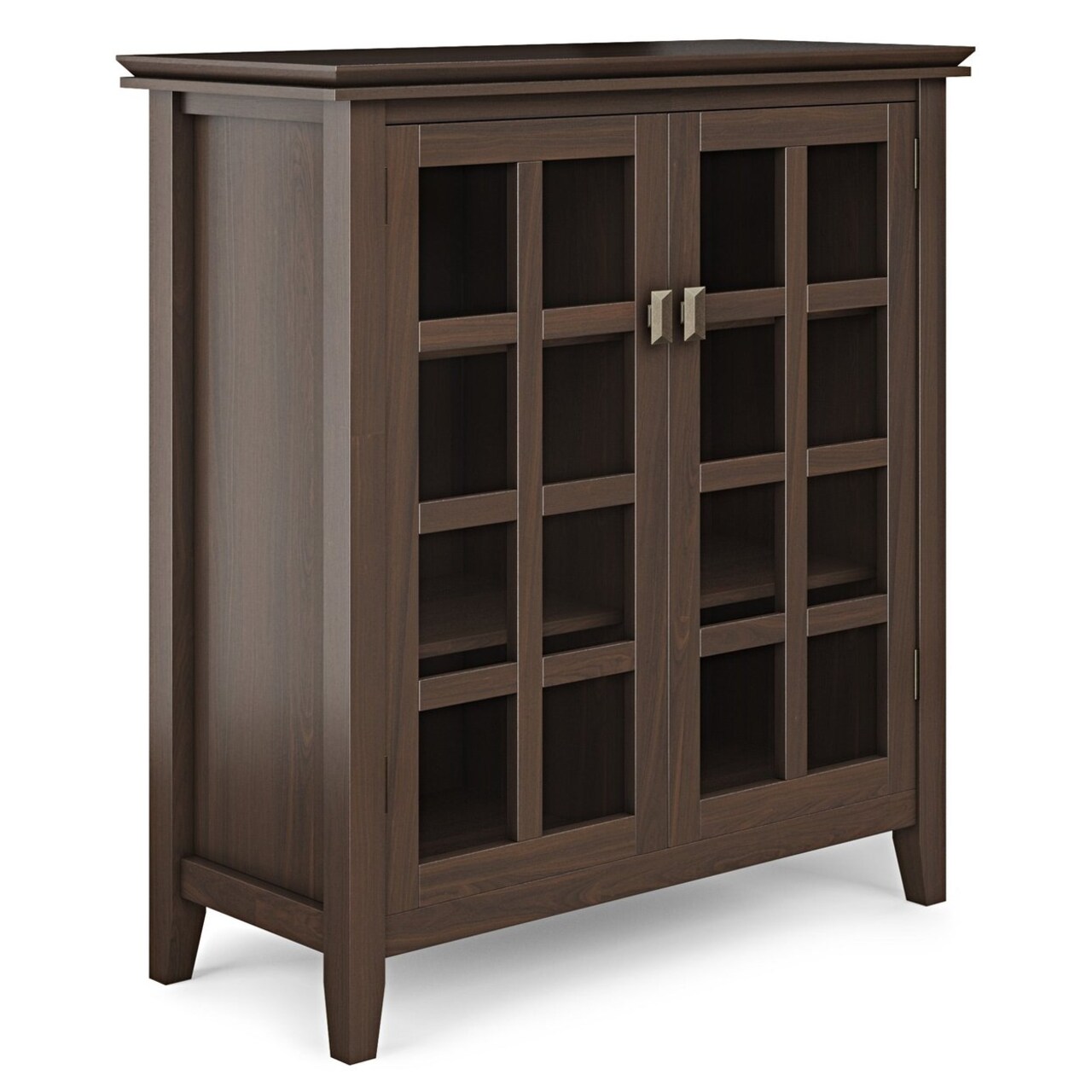 Simpli Home Artisan Solid Wood 38"Transitional Medium Storage Cabinet Modern